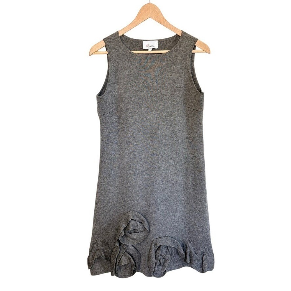DESIGNER Red VALENTINO Cashmere Wool Midi Sweater Knit‎ Dress Size L EUC